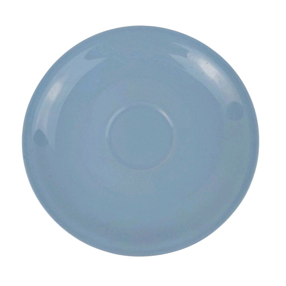 Homer Laughlin SKYTONE BLUE Undecorated Jubilee Shape 6 1/4” Saucer